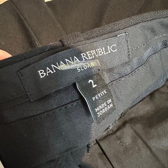 Banana Republic Straight Sloan Pant Black 2 Petite 754557 - Picture 5 of 12